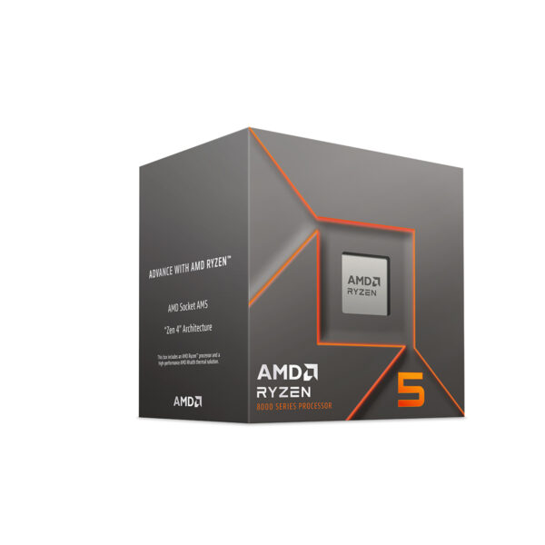 PROCESADOR AMD RYZEN 5 8400F S-AM5 6 CORE 4.2 GHZ 65W S/GRAFICOS C/FAN STEALTH