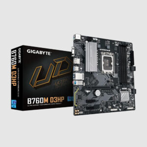 MOTHERBOARD GIGABYTE (B760M D3HP) SOCKET 1700, 4*DDR5 5600MHZ, HDMI, VGA, DP,MICRO ATX