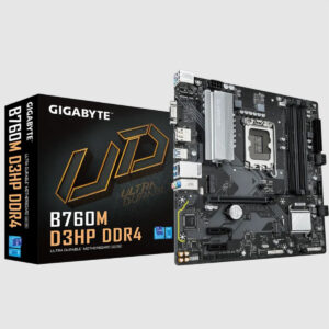 MOTHERBOARD GIGABYTE (B760M D3HP DDR4) SOCKET 1700, 4*DDR4 5333MHZ, HDMI, DP,VGA, MICRO ATX