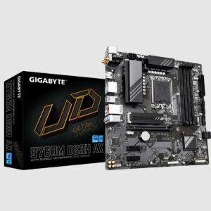 MOTHERBOARD GIGABYTE (B760M DS3H AX) SOCKET 1700, 4*DDR5 7600MHZ, HDMI, DP , MICRO ATX