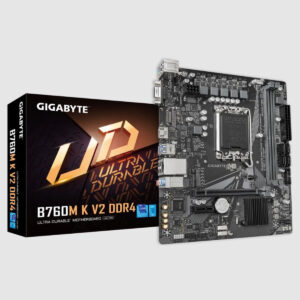 MOTHERBOARD GIGABYTE (B760M K V2 DDR4) SOCKET 1700, 2*DDR4 3200MHZ, HDMI, VGA, MICRO ATX