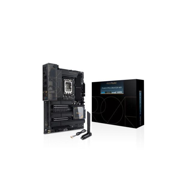 MOTHERBOARD ASUS (PROART Z790-CREATOR WIFI) SOCKET 1700 14A,4*DDR5,HDMI,2*DP,2*TB,PCI-E 5.0,MICRO ATX