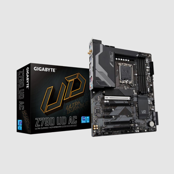 MOTHERBOARD GIGABYTE (Z790 UD AC) SOCKET 1700, 4*DDR5 7600, HDMI, DP, ATX, WIFI/ BT
