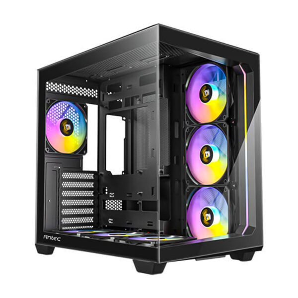GABINETE ANTEC (C5 ARGB) CONSTELLATION C5 ATX,CRISTAL,S/FUENTE,7*FAN 120MM,1*USB-C,2*USB 3.0,NEGRO