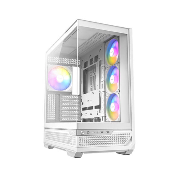 GABINETE ANTEC (C7 ARGB WHITE) CONSTELLATION C7 ARGB,CRISTAL,S/FUENTE,4*FAN,1*USB-C,2*USB 3.0,BLANCO