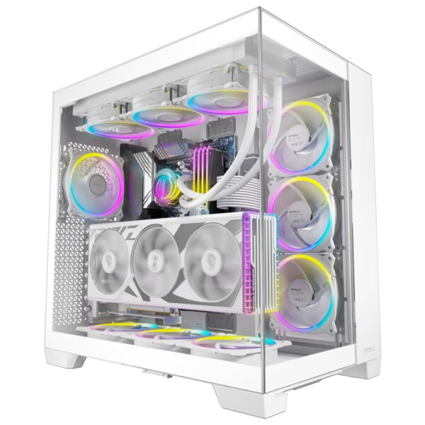 GABINETE ANTEC (C8 ARGB WHITE) CONSTELLATION C8 E-ATX, CRISTAL,S/FUENTE,3*FAN,2*USB 3.0,BLANCO