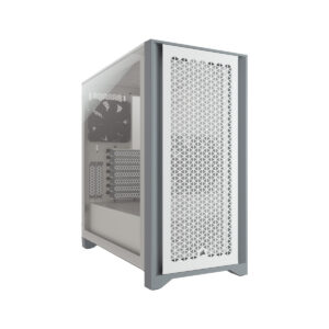 GABINETE CORSAIR (CC-9011201-WW) 4000D AIRFLOW BLANCO CRISTAL TEMPLADO MED-TORRE SIN FUENTE