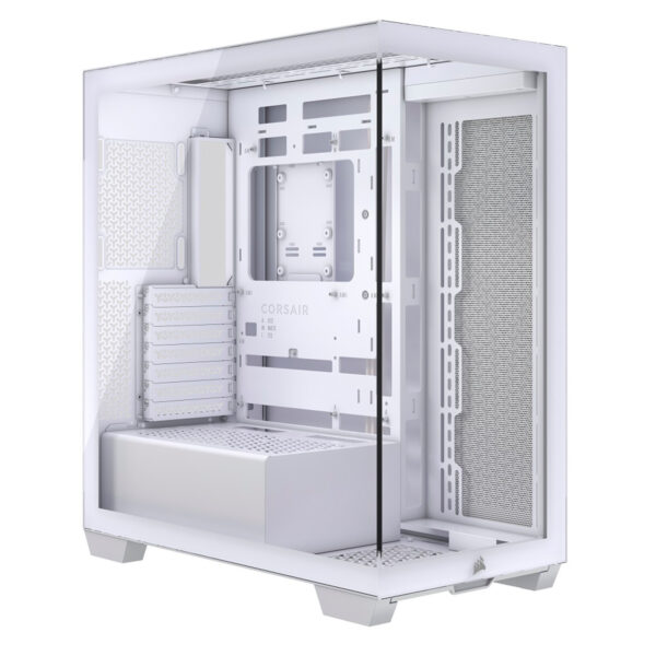 GABINETE CORSAIR (CC-9011277-WW) 3500X,BLANCO,CRISTAL TEMPLADO,MED-TORRE,SIN FUENTE