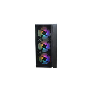 GABINETE EVOTEC (EV-1021) TOKIO,MICRO ATX,SIN FUENTE,2*USB 3.0,ACRILICO,NEGRO