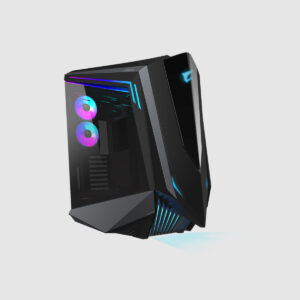 GABINETE GIGABYTE (GB-AC700G) C700 GLASS, VIDRIO TEMPLADO, RGB FUSION, ATX, NEGRO