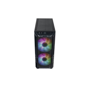 GABINETE COOLER MASTER (H500-KGNN-S00)MASTERBOX H500,MALLA,VIDRIO TEMP,USB/C,ARGB,ATX,NEGRO,S/FUENTE