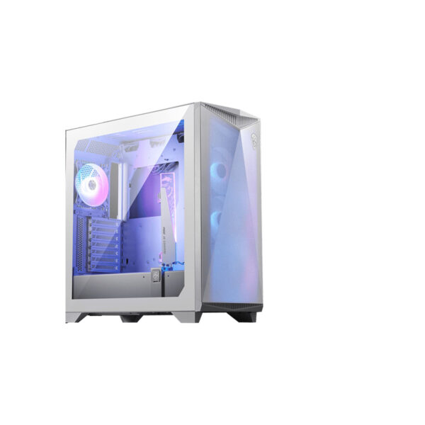 GABINETE MSI (MPG GUNGNIR 300R AIRFLOW WHITE) BLANCO,VIDRIO TEMPLADO,4*VENTILADOR ARGB,ATX,S/FUEN