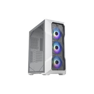 GABINETE COOLER MASTER (TD500V2-WGNN-S00)TD500 MESH V2,BLANCO,3*FANS 120,ARGB,MI-ATX,USB-C,S/FUENTE