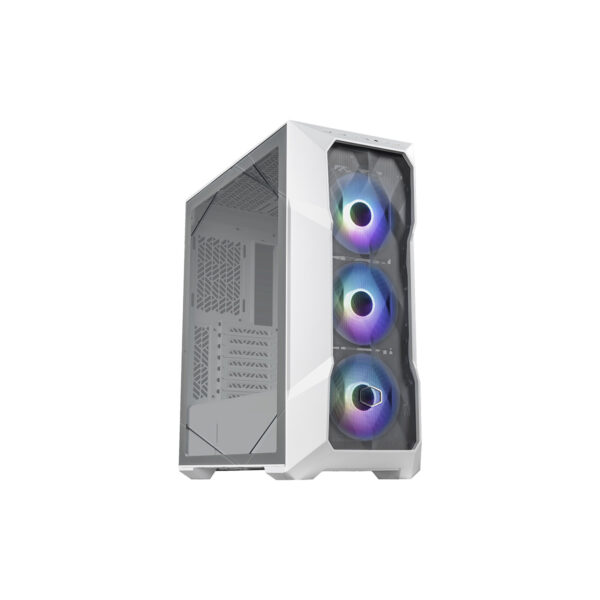 GABINETE COOLER MASTER (TD500V2-WGNN-S00)TD500 MESH V2,BLANCO,3*FANS 120,ARGB,MI-ATX,USB-C,S/FUENTE