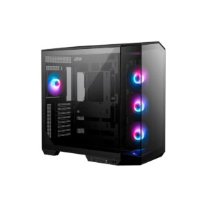 GABINETE MSI (MAG PANO 100R PZ) NEGRO,VIDRIO TEMPLADO,4*VENTILADOR, ATX, SIN FUENTE
