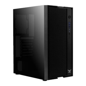 GABINETE NACEB (NA-0611) CYPHER,ATX,SIN FUENTE,2*USB 3.0,3*FAN,RGB,CRISTAL TEMP,NEGRO