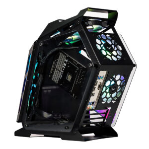GABINETE NACEB (NA-0641) GAMER OLYMPIAN, M-ATX, ITX, CRISTAL TEMPLADO / LATERAL, FRONTAL Y SUPERIOR