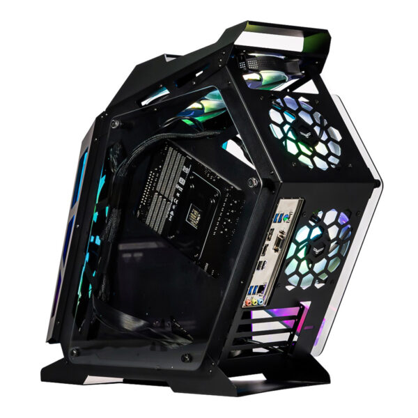 GABINETE NACEB (NA-0641) GAMER OLYMPIAN, M-ATX, ITX, CRISTAL TEMPLADO / LATERAL, FRONTAL Y SUPERIOR