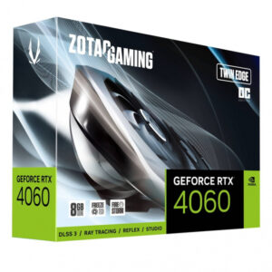 Tarjeta de Video Zotac NVIDIA GeForce RTX 4060 8GB Twin Edge OC / 8GB 128-bit GDDR6 / PCI Express 4.0 / ZT-D40600H-10M