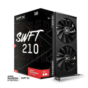 TARJETA DE VIDEO XFX SPEEDSTER SWFT 210 RADEON RX 7600,8GB GDDR6,2250MHZ,3*DP,HDMI