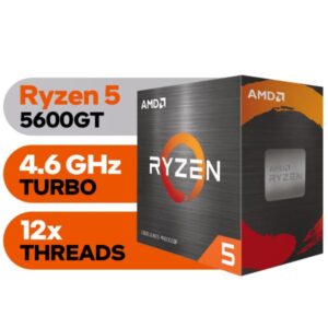 PROCESADOR AMD RYZEN 5 5600GT / 4.6 GHZ / 6 NÚCLEOS / SOCKET AM4 / RADEON GRAPHICS / 5000 SERIES / 100-100001488BOX