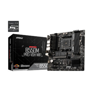 MOTHERBOARD MSI (B550M PRO-VDH WIFI) SOCKETAM4,4*DDR4